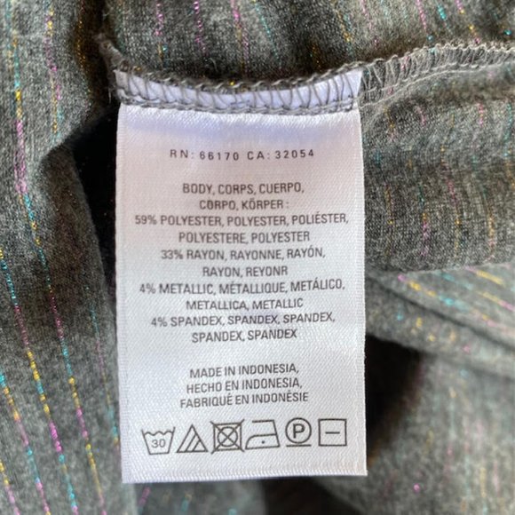 Anthropologie Postmark Liz Rainbow Shimmer Turtleneck - Picture 5 of 10
